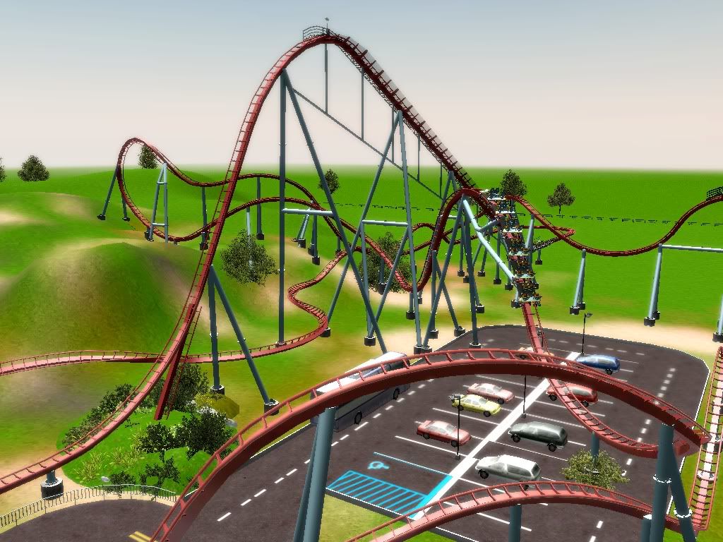 Theme Park Review • Robin (RCT3) - B&M Hyper (with One Inversion)