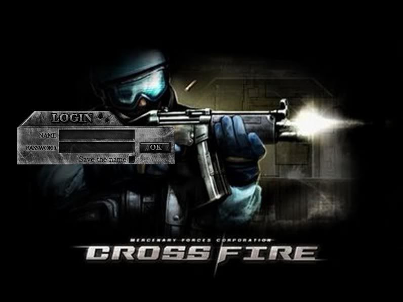 crossfire logo in games. crossfire fps logo.