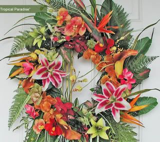 Colorful Tropical Wreath