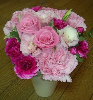 Pink Valentine Flowers