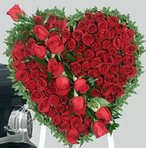 Red Heart Valentine Flowers