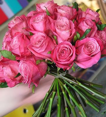 Lovely Pink Rose Hand Tied
