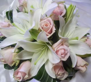 Pale Pink Roses Posy Bouquet