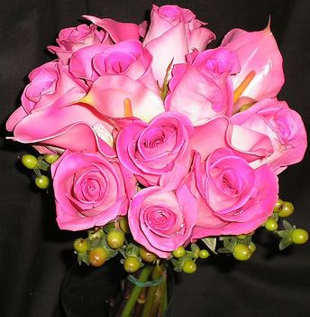 Rose and Callas Hand Tied