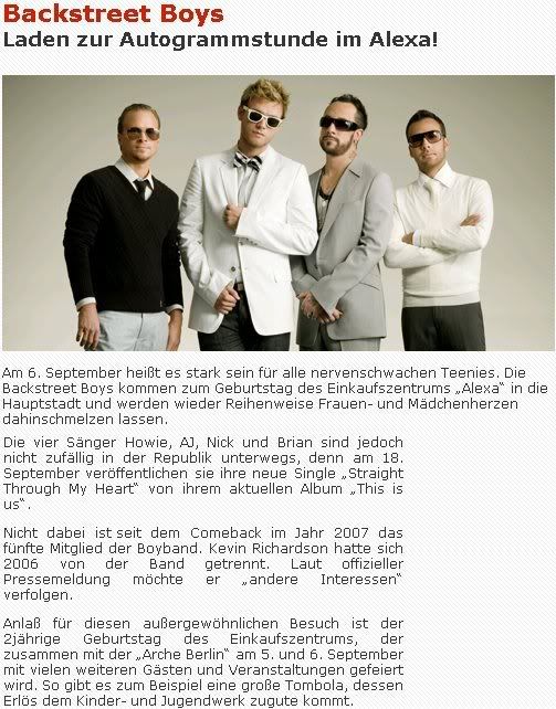 Backstreet Boys,Berlin