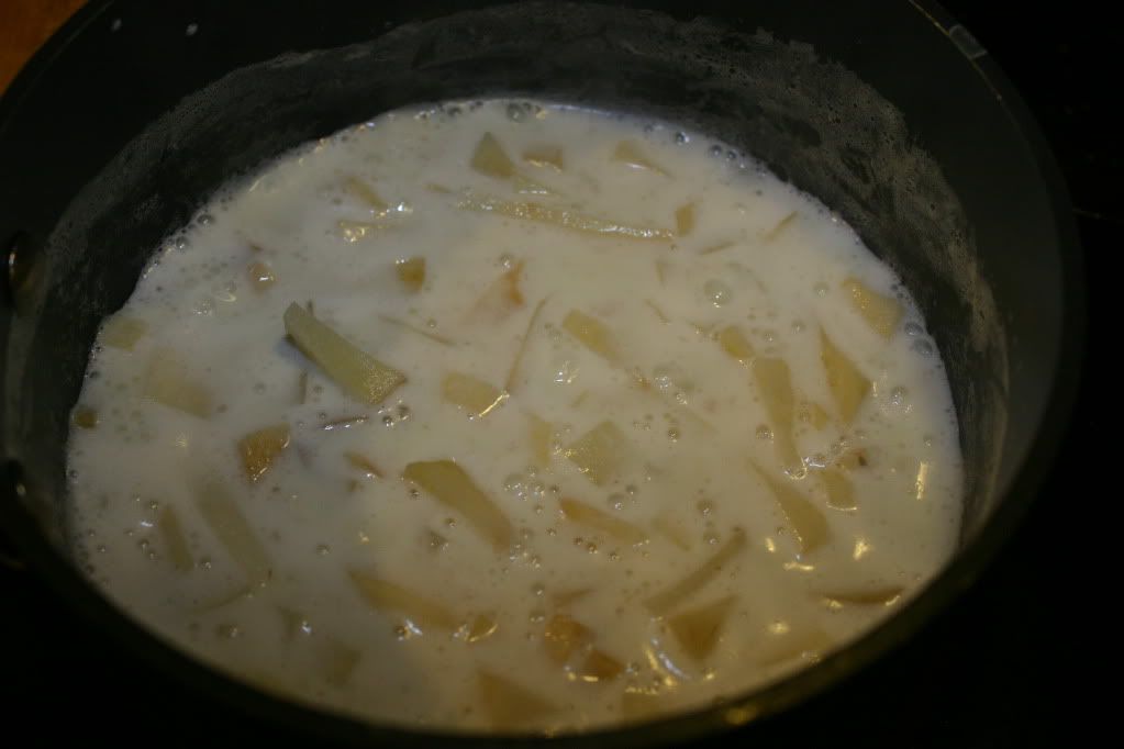 Simmering the roots