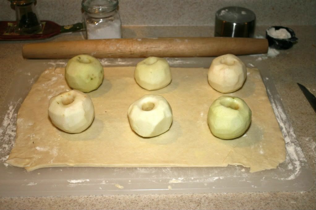 Apples waiting for their wrapping Apples waiting for their wrapping