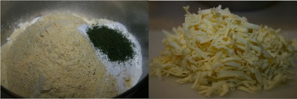 The Dry Ingredients and The Cheese