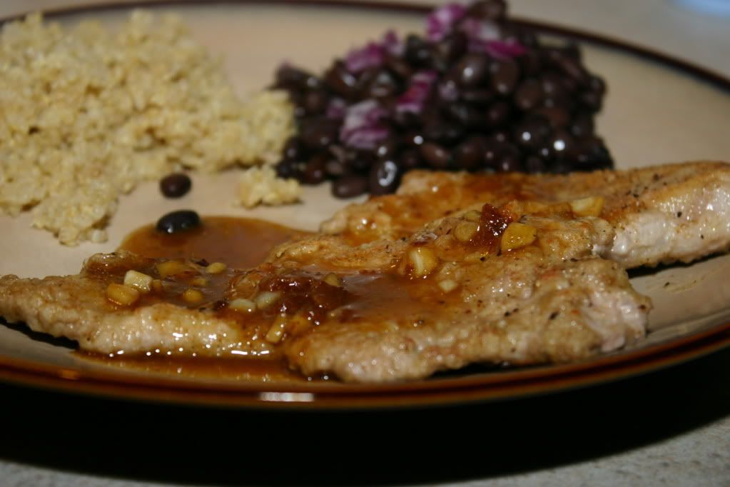 Cumin-Dusted Pork Cutlets with Citrus Pan Sauce