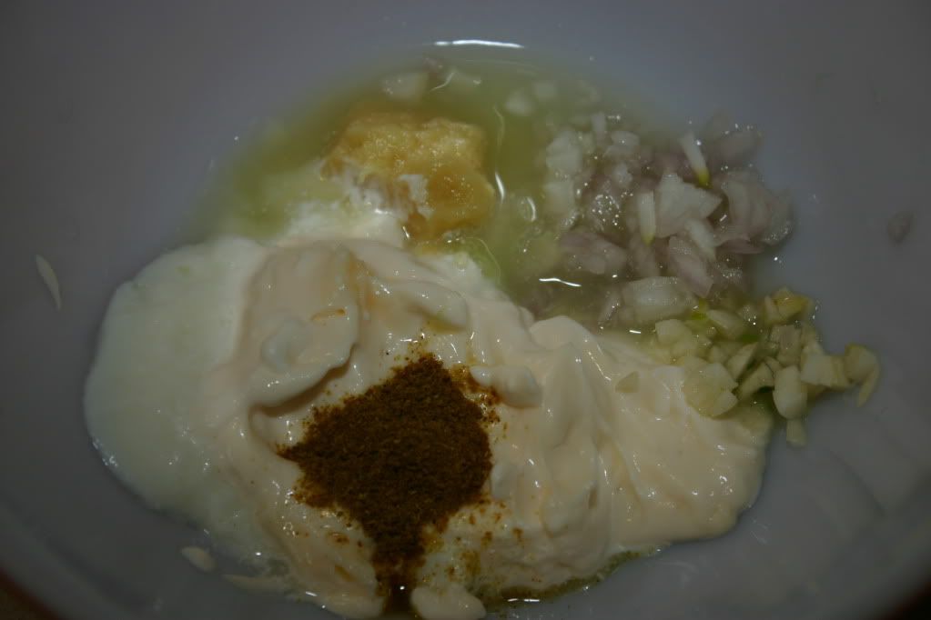 Making the dressing