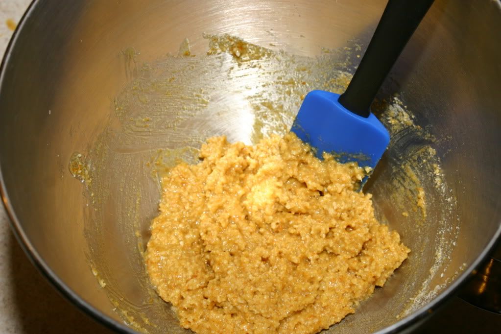 Almond, egg yolks, and peel