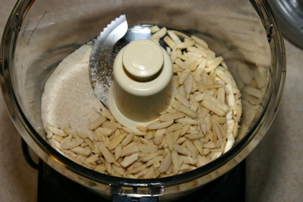 Almonds ready to grind