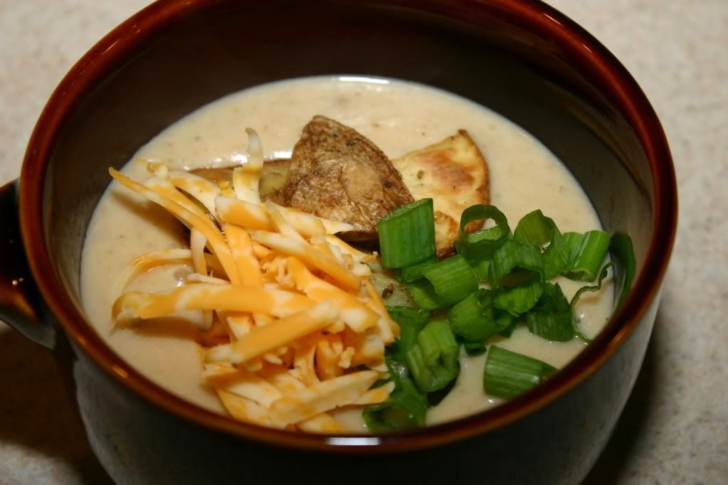 Roasted Potato and Garlic Soup