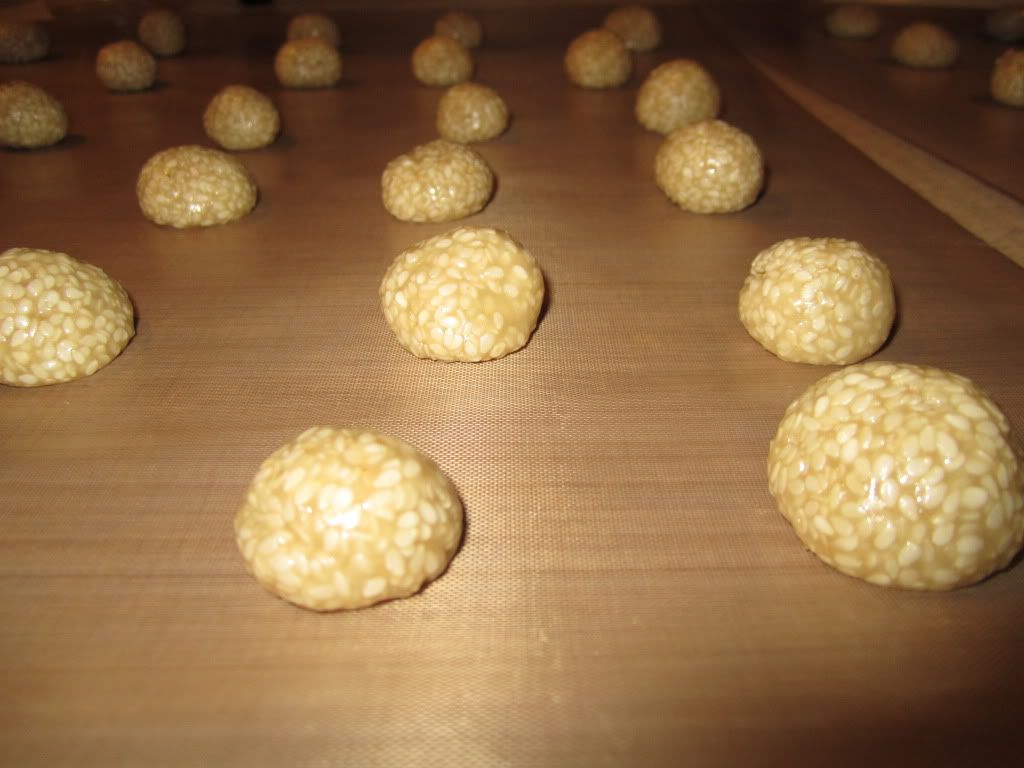 Cookies ready for the oven Cookies ready for the oven