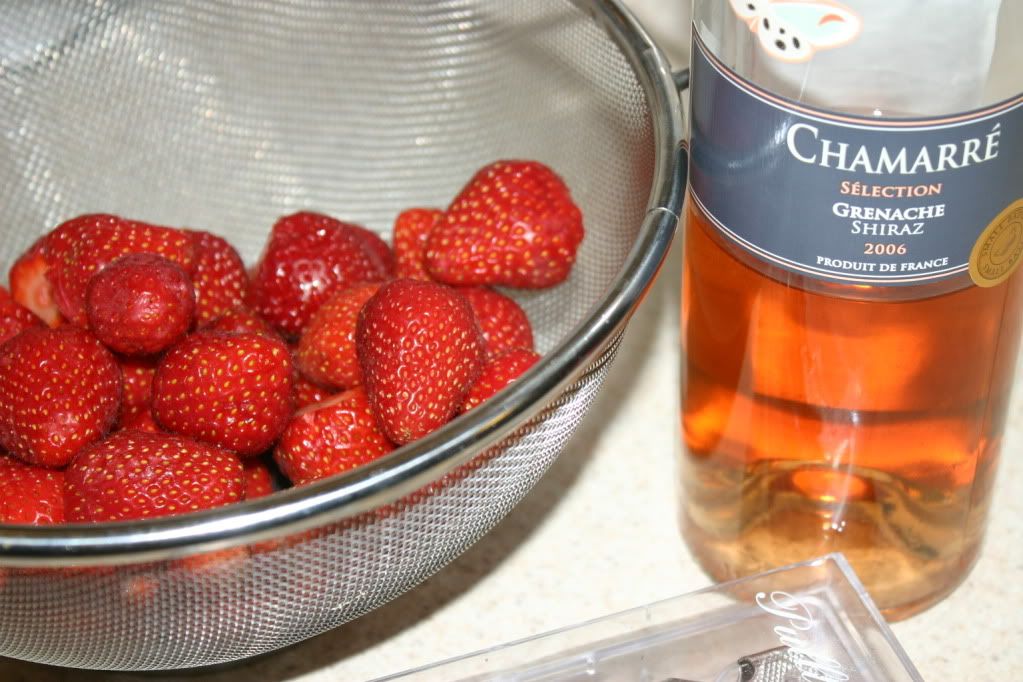 Strawberries and Wine