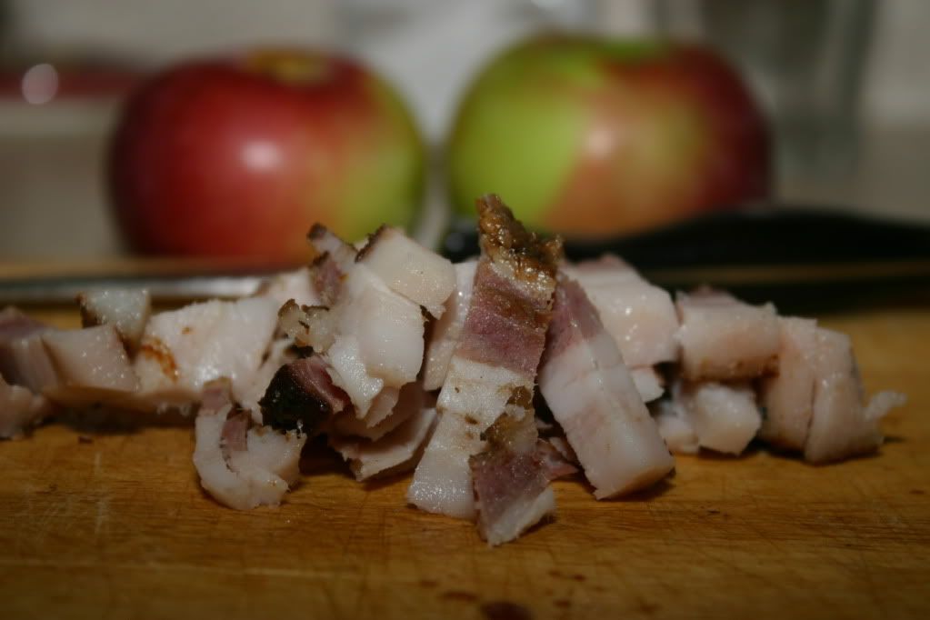Apples and Bacon (home cured) Apples and Bacon (home cured)