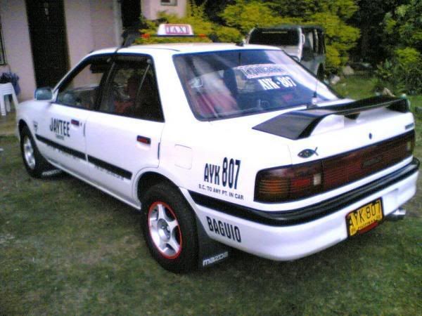 Mazda 323 taxi 1996mods accessories only sold na po ito