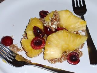 raw pineapple cake