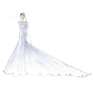 Kate Middleton's Wedding Dress Sketches