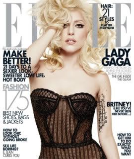 Lady Gaga  Elle Magazine January 2010 Pictures, Images and Photos