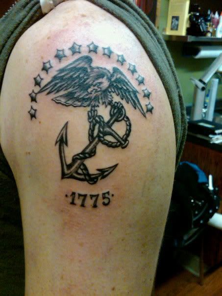 Well they said we were allowed to get a tattoo on Boot Leave, 