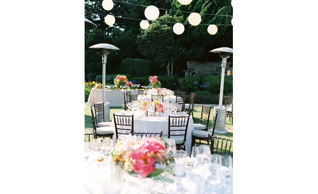 Organic centerpiece,paper lanterns