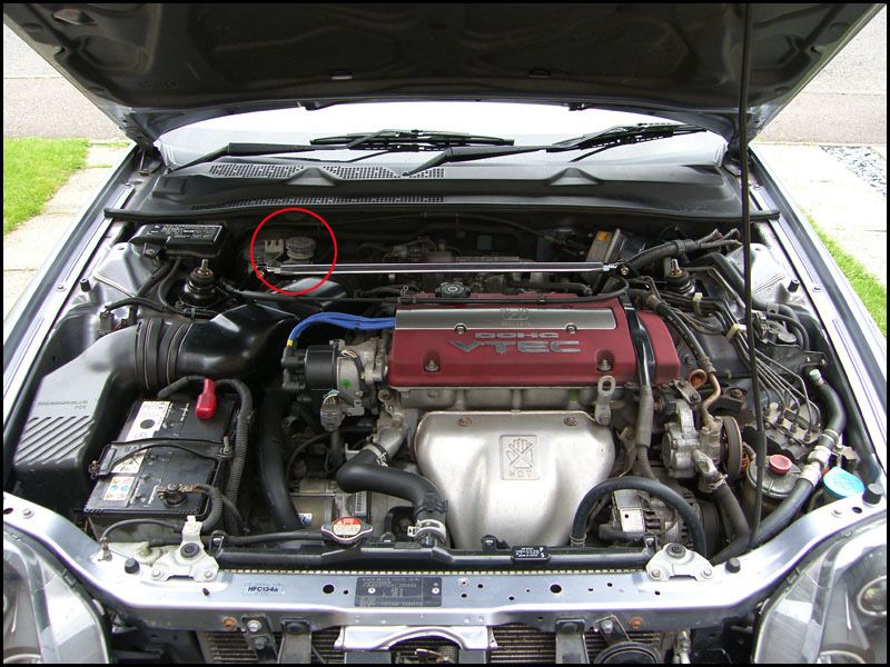 Honda prelude clutch fluid leak #2
