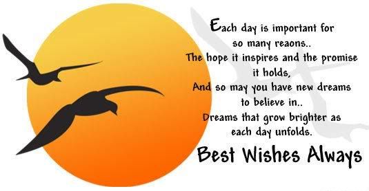 best wishes