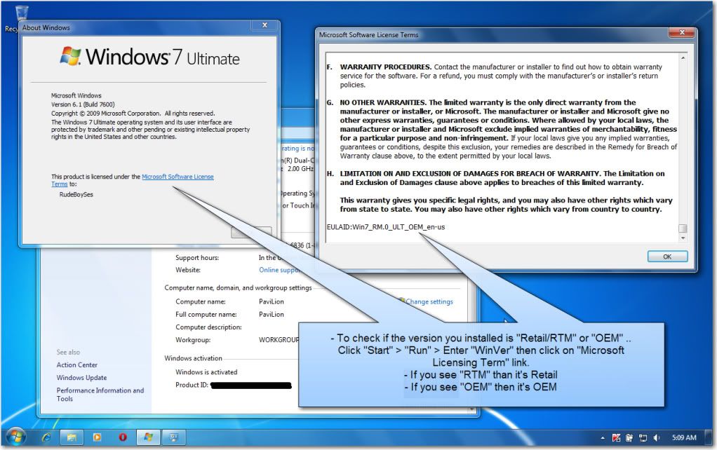 Product Key Windows Vista Ultimate 2012
