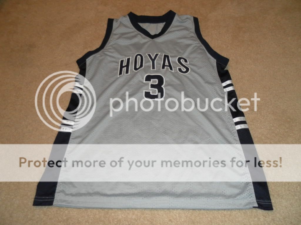 Vintage Allen Iverson Georgetown Hoyas Philadelphia 76ers Throwaback 